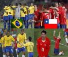 Бразилия - Чили, восьмой финала, Южная Африка 2010
